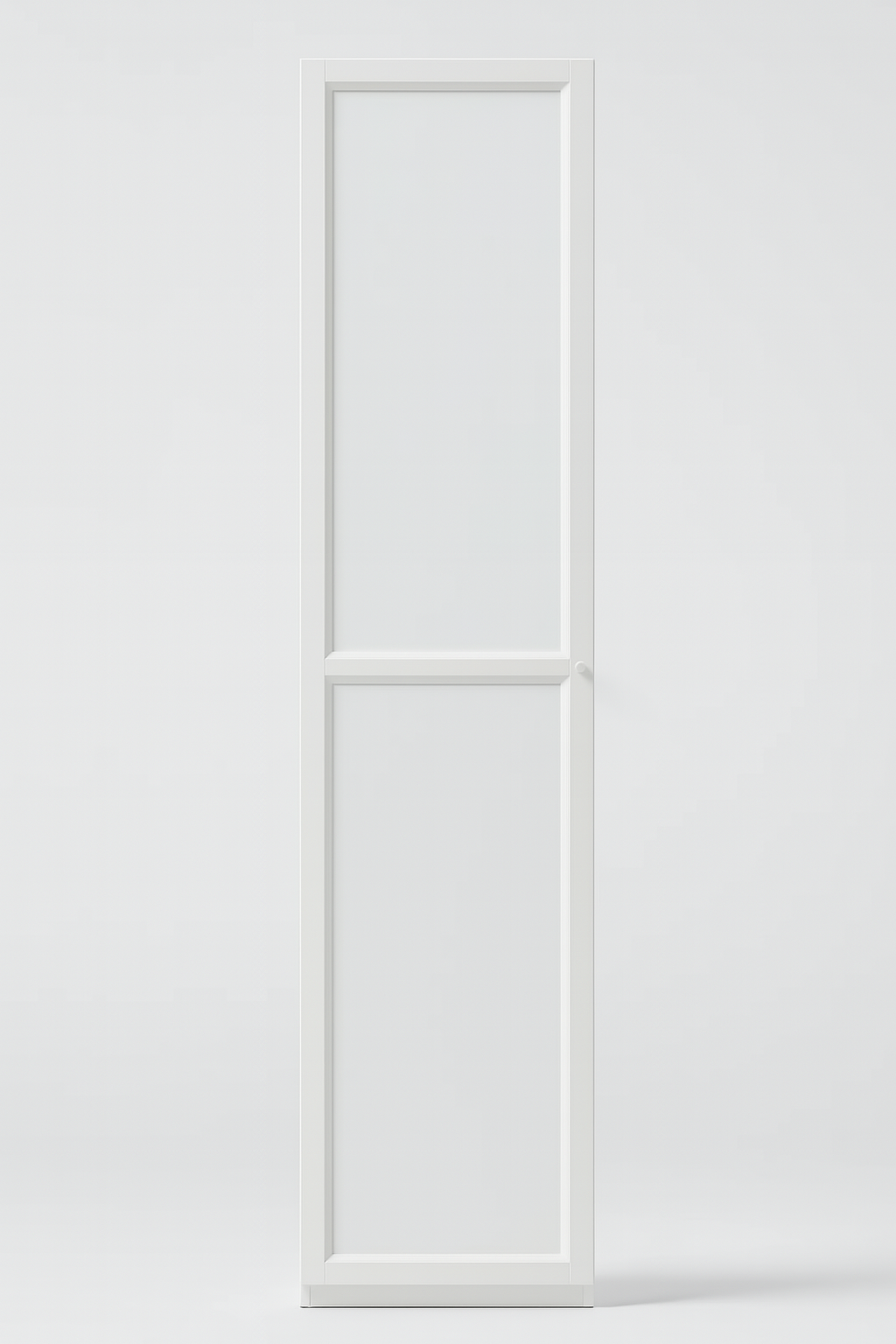 Ikea Billy / Oxberg Glass Door, 40x192cm, White (4337341595713)