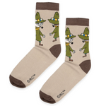 Snufkin Butt Women's Socks, Brown (10233797050655)