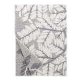 Verso Branch Wool Blanket 130x180cm, Grey-White (8709491491103)