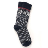 NORWOOL Wool Socks Stripe, Navy (6811593801793)