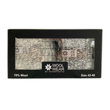 Mens Denmark Wool Socks 2-Pack Gift Box, Light Grey-Dark Grey (8299958436127)