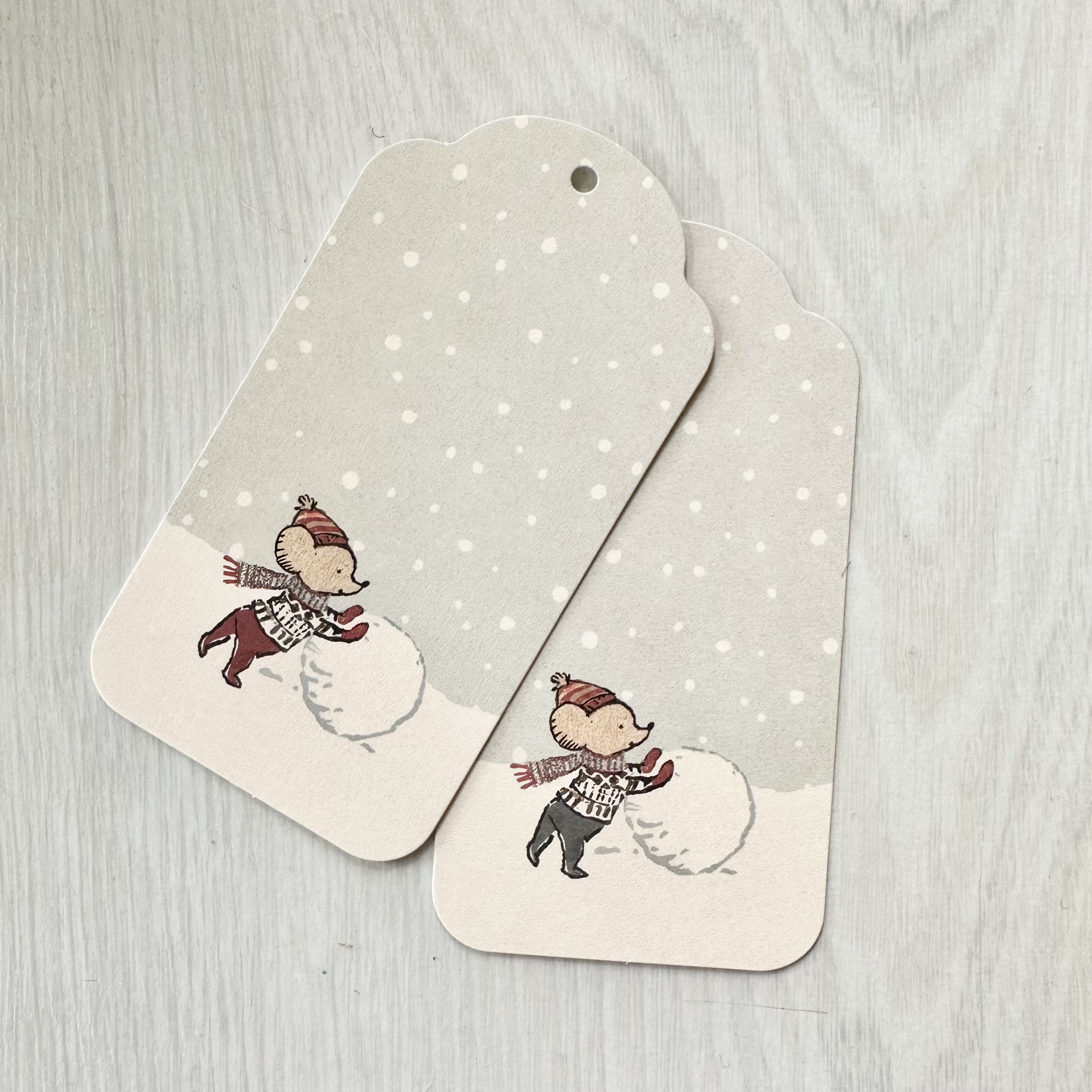 Maileg Christmas gift Tag 12-Pack (8832033456415)