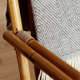 Maria Wool Throw 130x180cm, Grey-White (6807623139393)