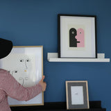 IKEA Mosslanda Picture Ledge, White 55cm (10870568658)