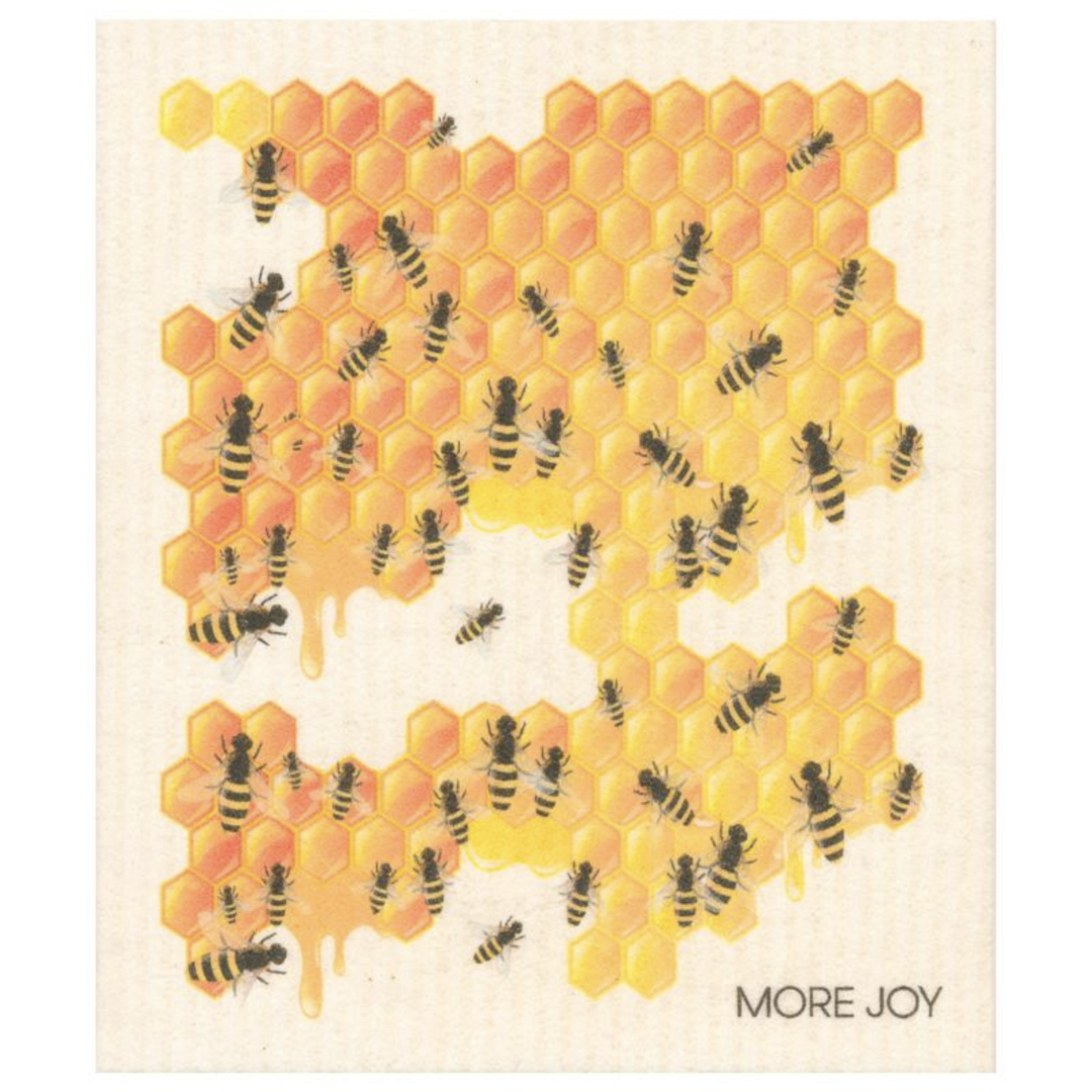 100% Biodegradable Dishcloth, Honey (6636475154497)