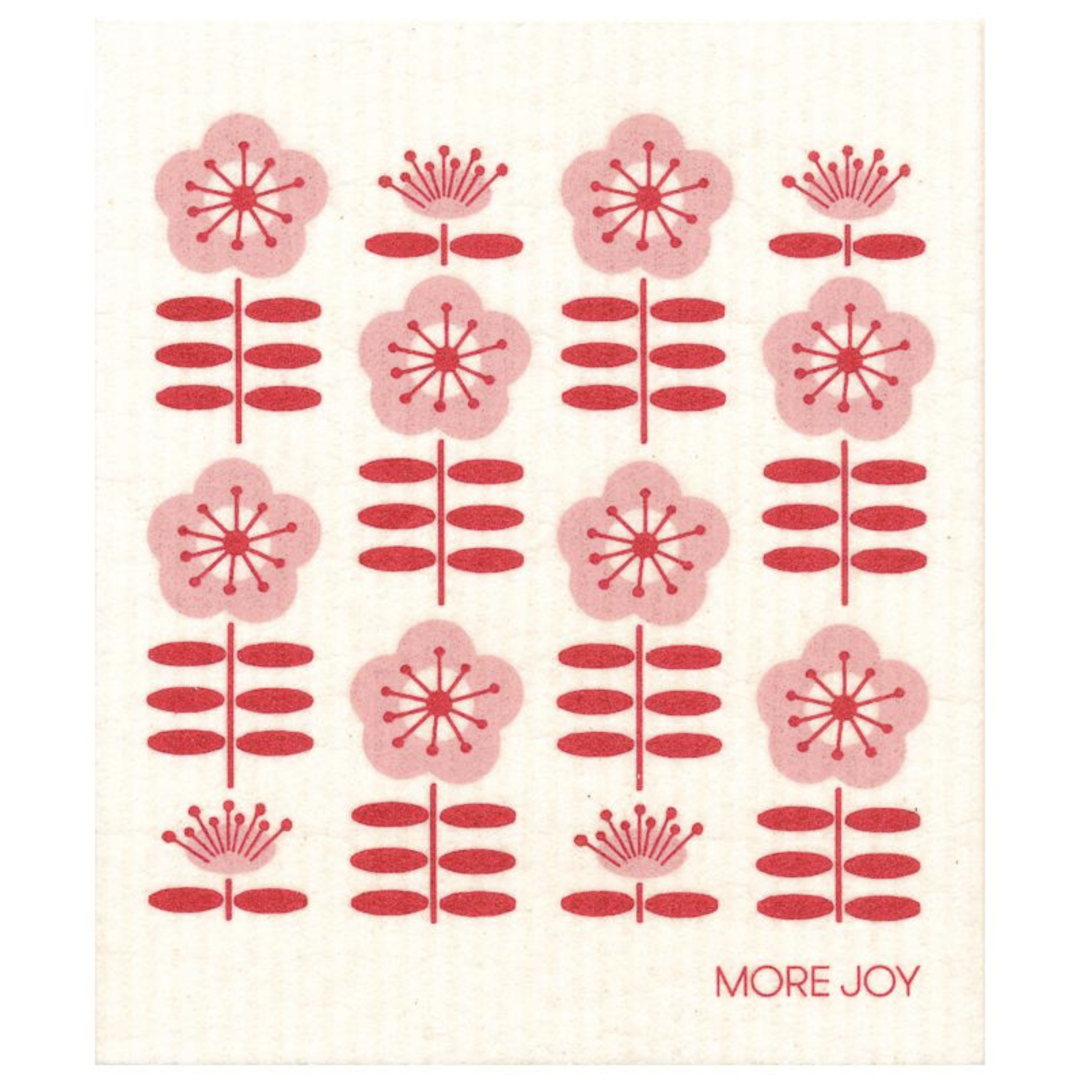 100% Biodegradable Dishcloth, Cherry (6637003505729)