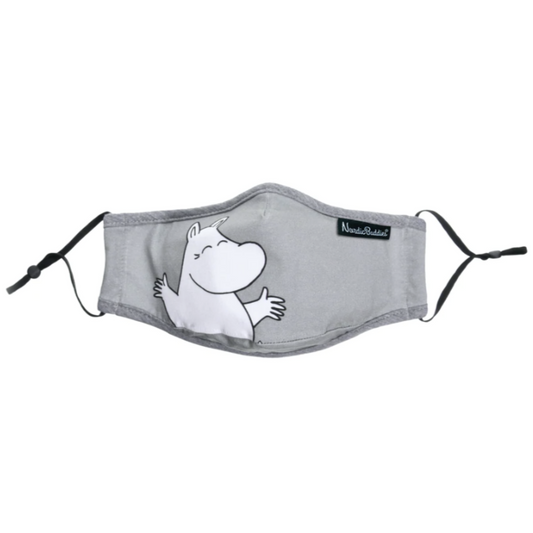 Moomintroll Facemask Adult, Grey (6808064098369)