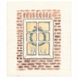 100% Biodegradable Dishcloth, Christmas Window (6885536464961)