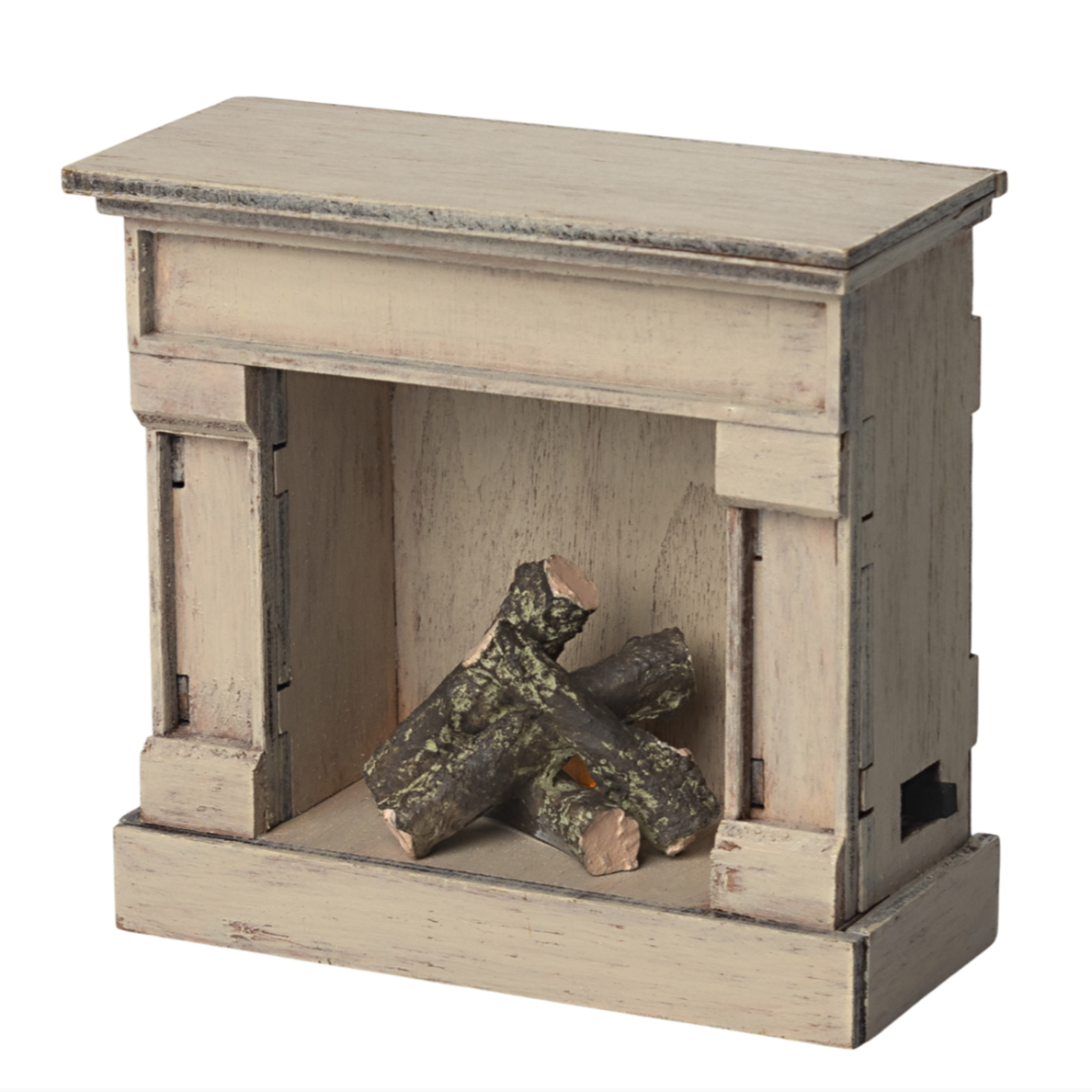 Maileg Miniature Fireplace, Off-White (6797656195137)