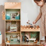 Maileg Miniature Fireplace, Vintage Blue (6797656719425)