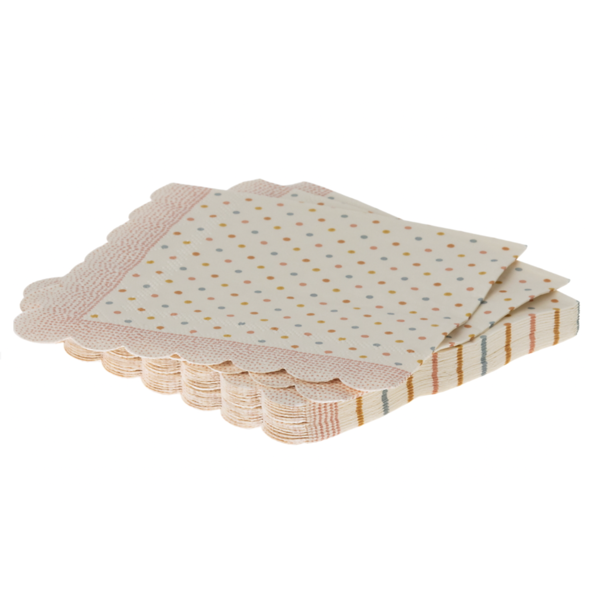 Maileg Serviette 16-Pack, Rose Dots (6901332049985)