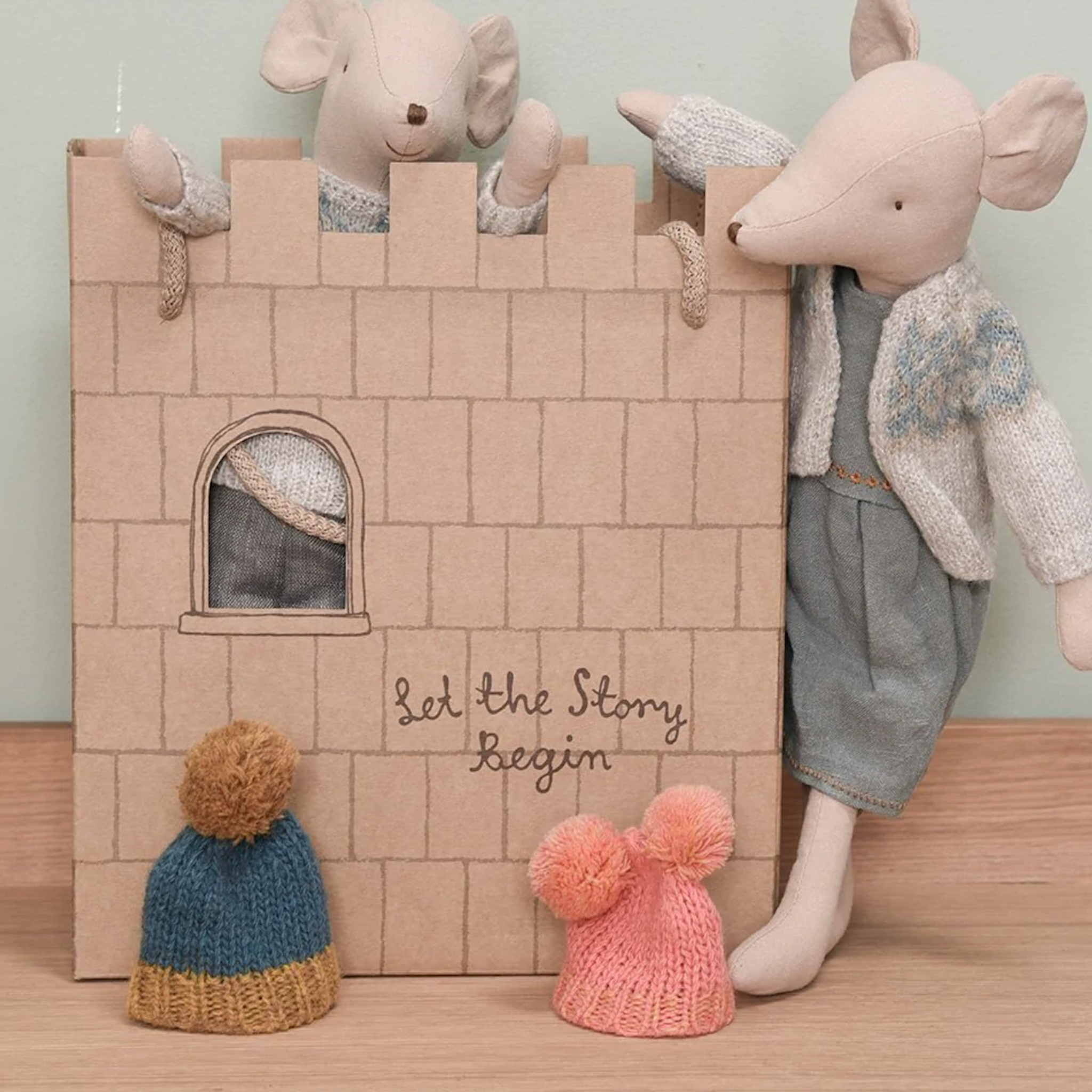 Maileg Castle Gift Bag, Rose (6810875789377)