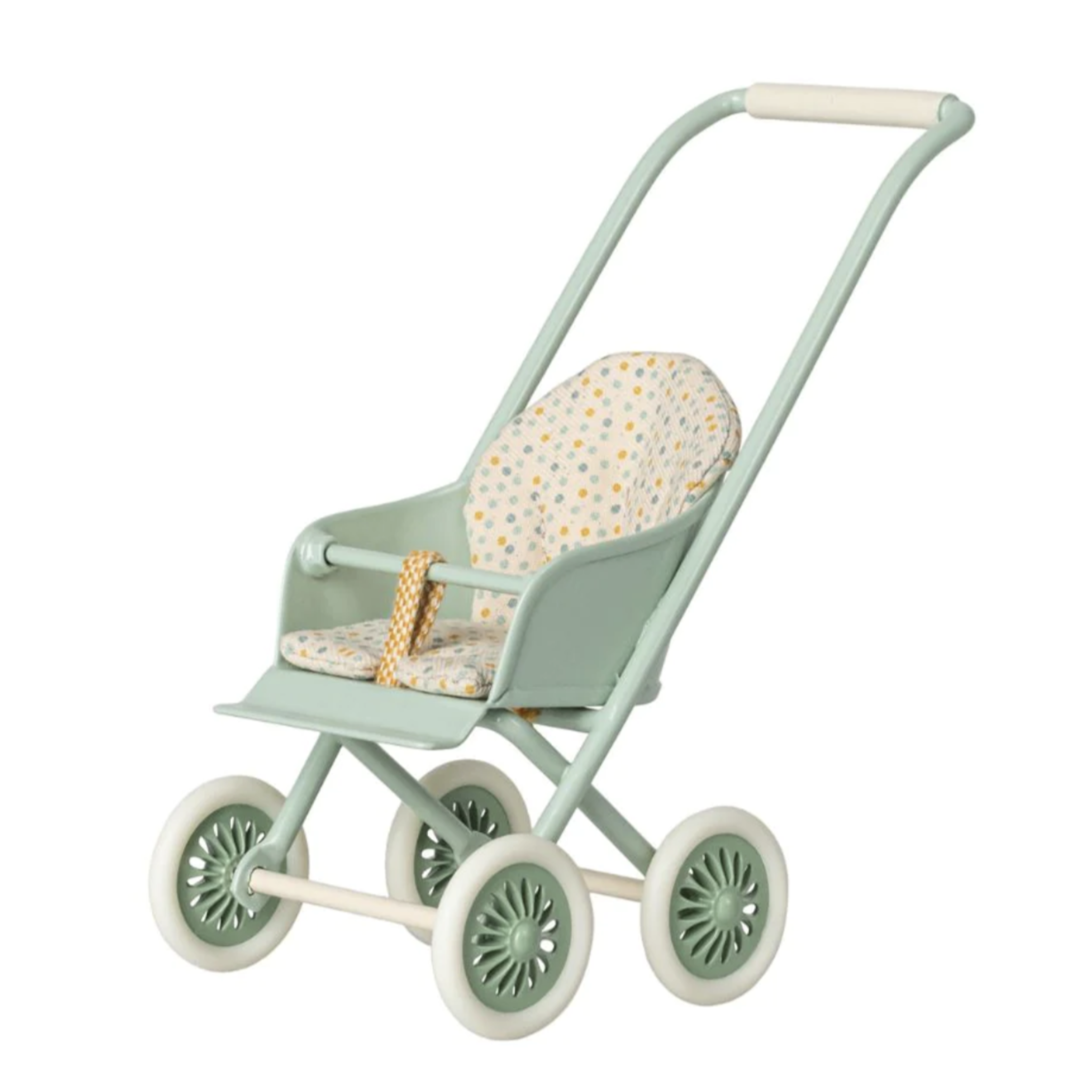 Maileg Stroller Micro, Mint (8155960967455)