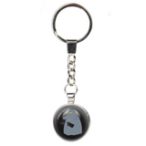 Moomin Key Ring, Groke (8364612878623)