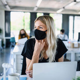 THE HUMBLE & CO Reusable Face Mask, Black (4620447121473)