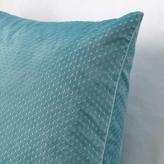 IKEA Venche Velvet Cushion Cover 50x50cm, Light Blue (4660210139201)