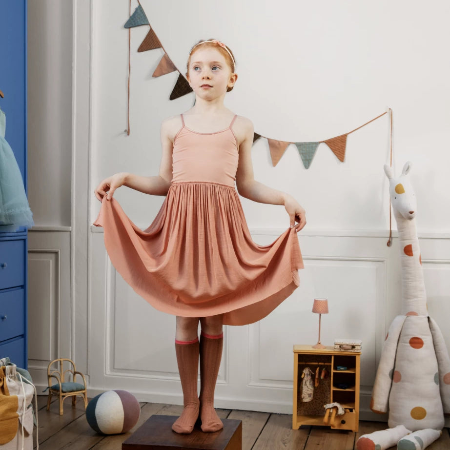 Girl in ballerina dress