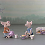 Maileg Afternoon Treat, Mouse, Purple Madelaine (8435569426719)