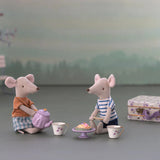 Maileg Afternoon Treat, Mouse, Purple Madelaine (8435569426719)