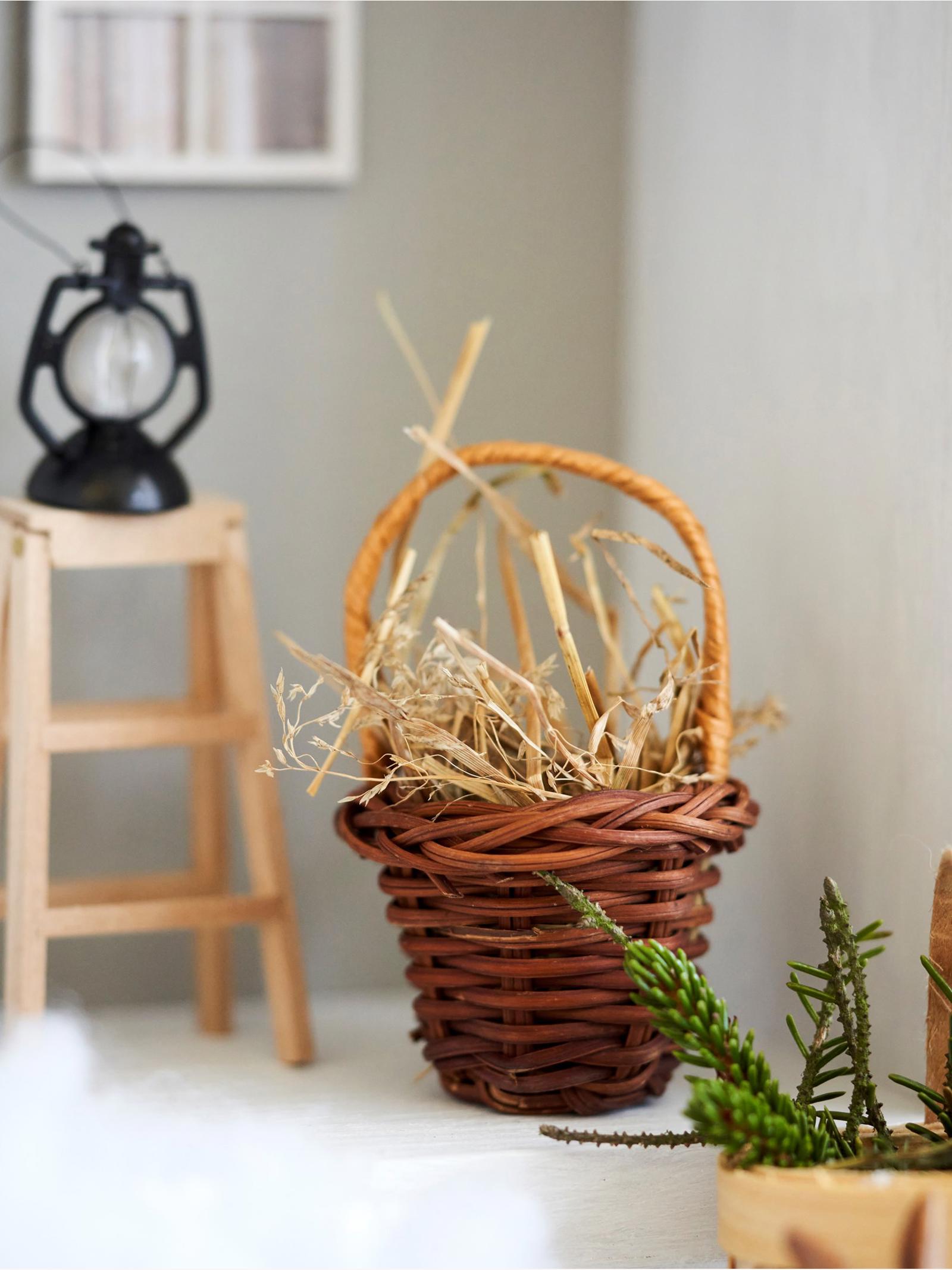 Miniature Wooden Basket (8782997029151)
