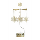 Snowstar Tea Light Carousel, Gold, 25cm (8605548740895)