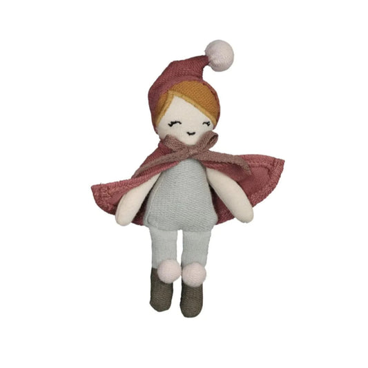 Fabelab Christmas Pocket Friend, Elf Girl, 12cm (8745684205855)