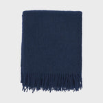 Klippan Premium Gotland 100% Wool Throw, Navy (10257341514015)