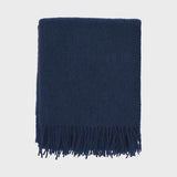 Klippan Premium Gotland 100% Wool Throw, Navy (10257341514015)