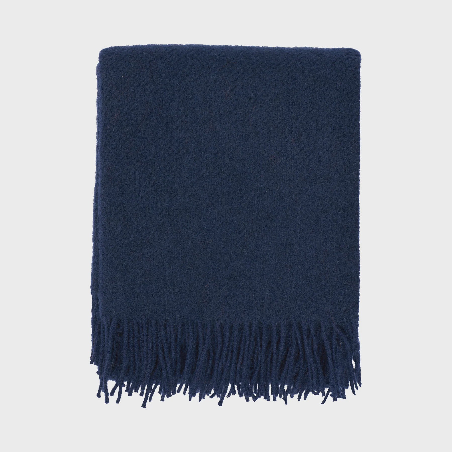 Klippan Premium Gotland 100% Wool Throw, Navy (10257341514015)