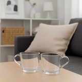 Ikea 365+ Clear Glass Mug, 36cl (9217076429087)
