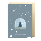3D Card with Envelope, Snow Globe