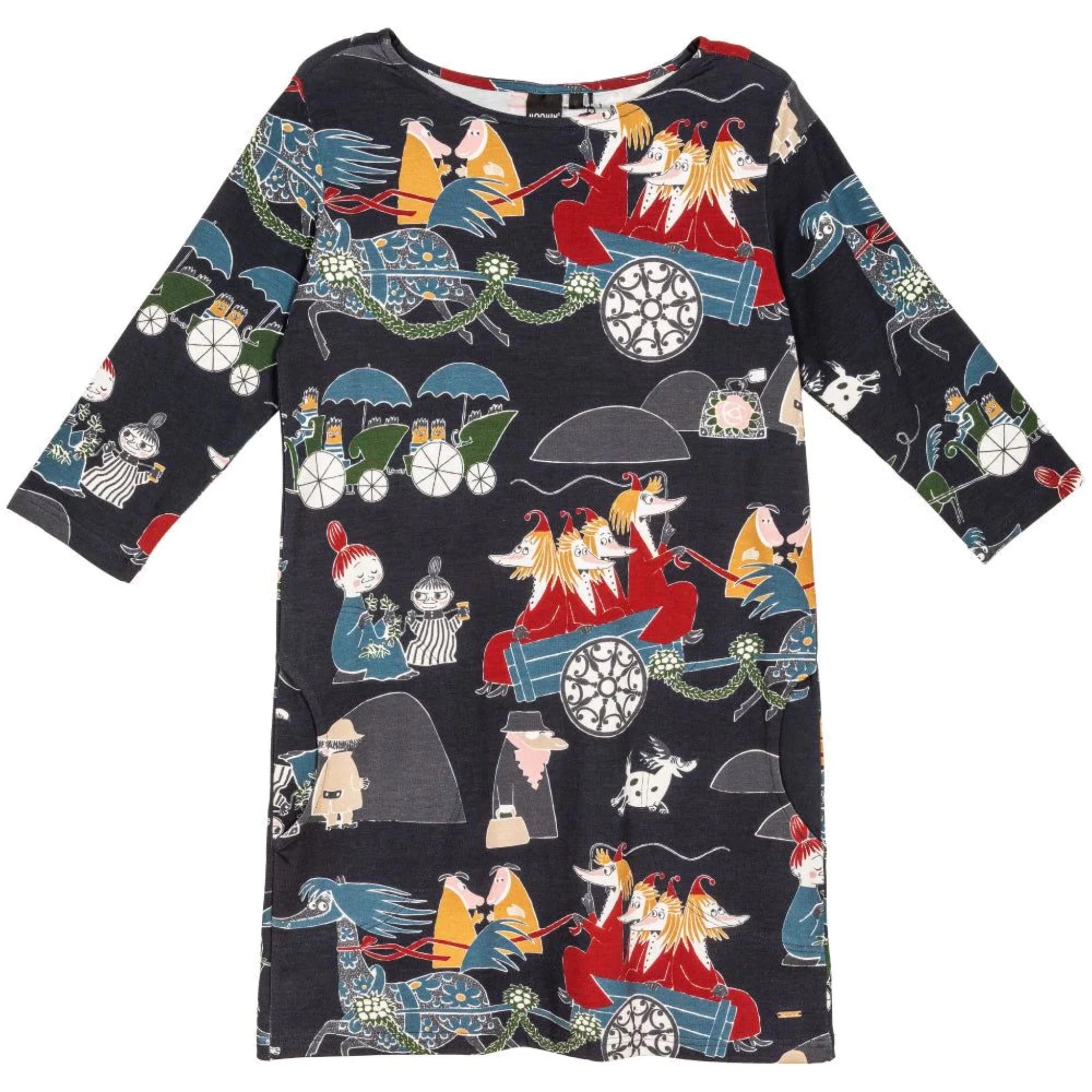 Moomin Women's Tunic, Vilijaana, Dark Blue (8908872417567)