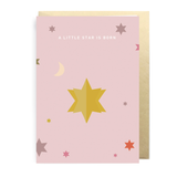 3D Card with Envelope, Little Star is Born