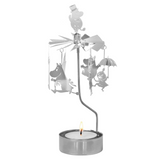 Moomin Family Tea Light Carousel, silver