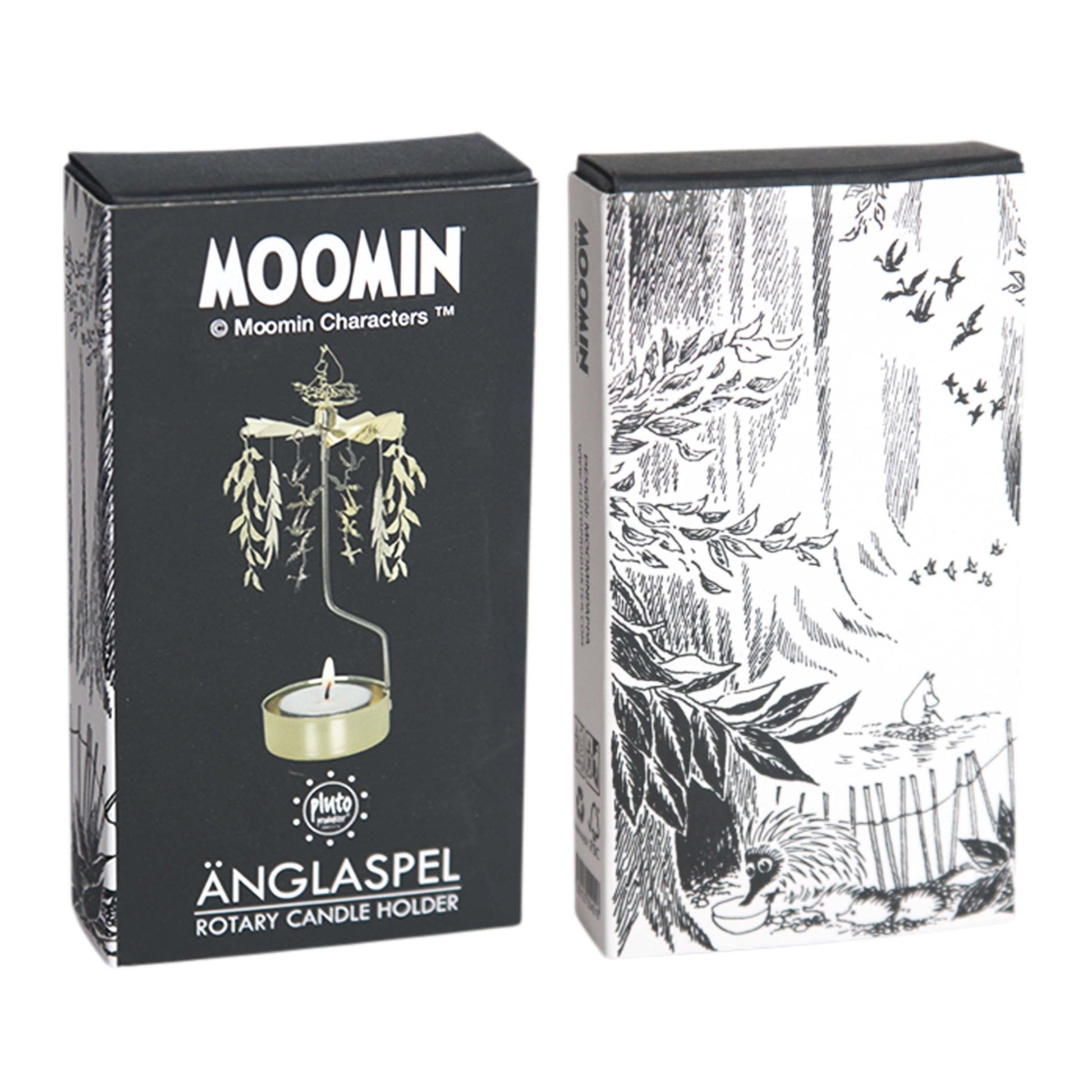 Moominpappa Tea Light Carousel, Gold (8600581243167)