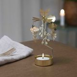 Meadow Tea Light Carousel, Gold