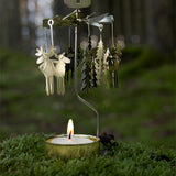 Moose Tea Light Carousel, Gold (8605444997407)