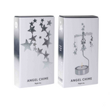 Night Sky Tea Light Carousel Chime, Silver