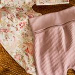 Aaro Velvet Baby Pants, Light Rose (10211958784287)