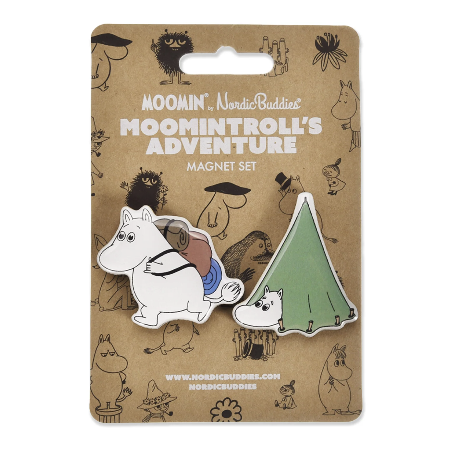 Moomin Magnet Set of 2, Moomintroll's Adventure (10241406468383)