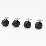 Ikea Alex Castor Wheels, Set of 4 (6579308888129)