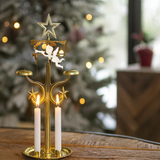 Scandinavian Angel Candle Carousel and Candles