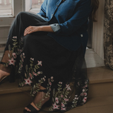 Ma-ia Annette Womens' Tulle Skirt, Black