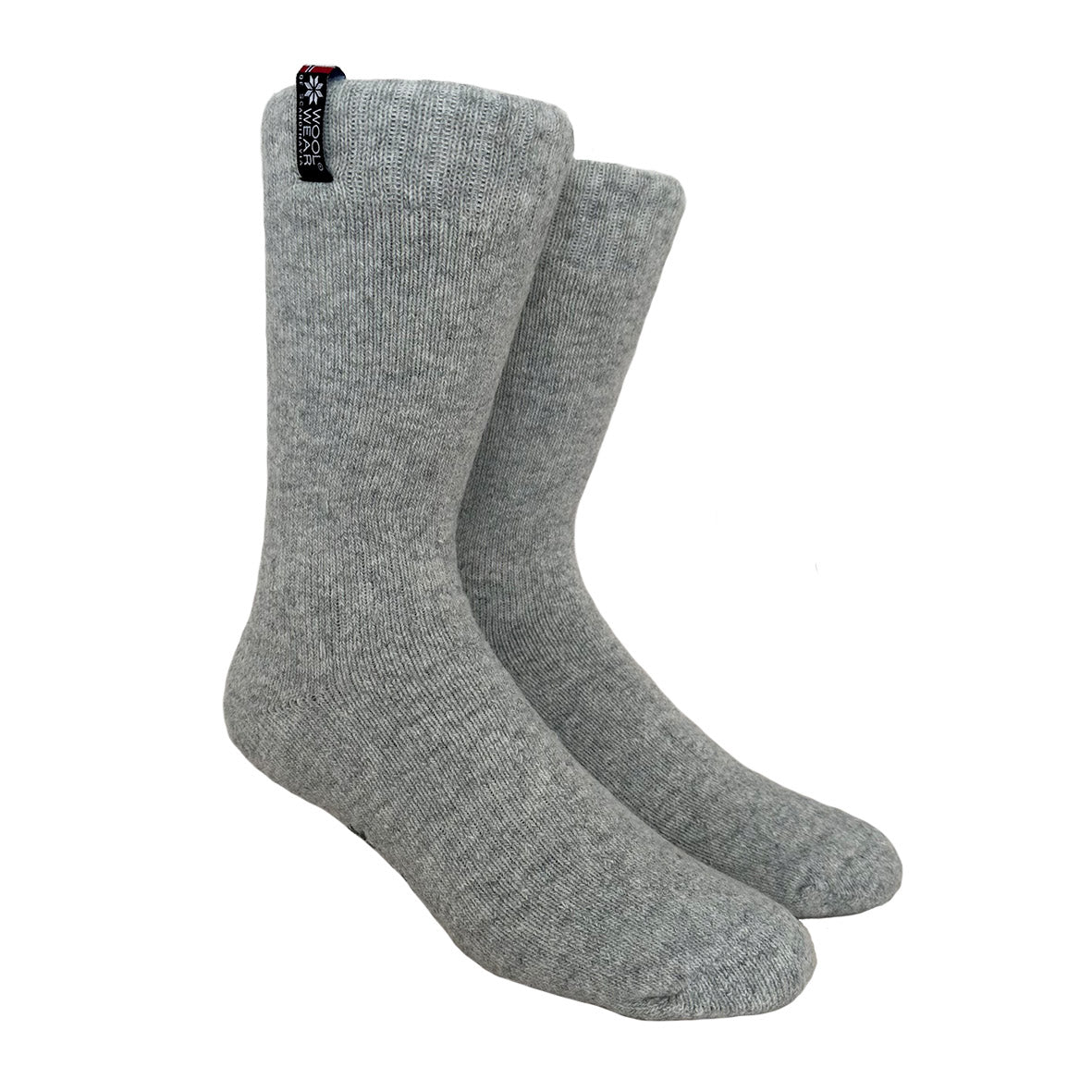 Snowflakes Anti-Slip Wool Socks, Grey (6811606777921)