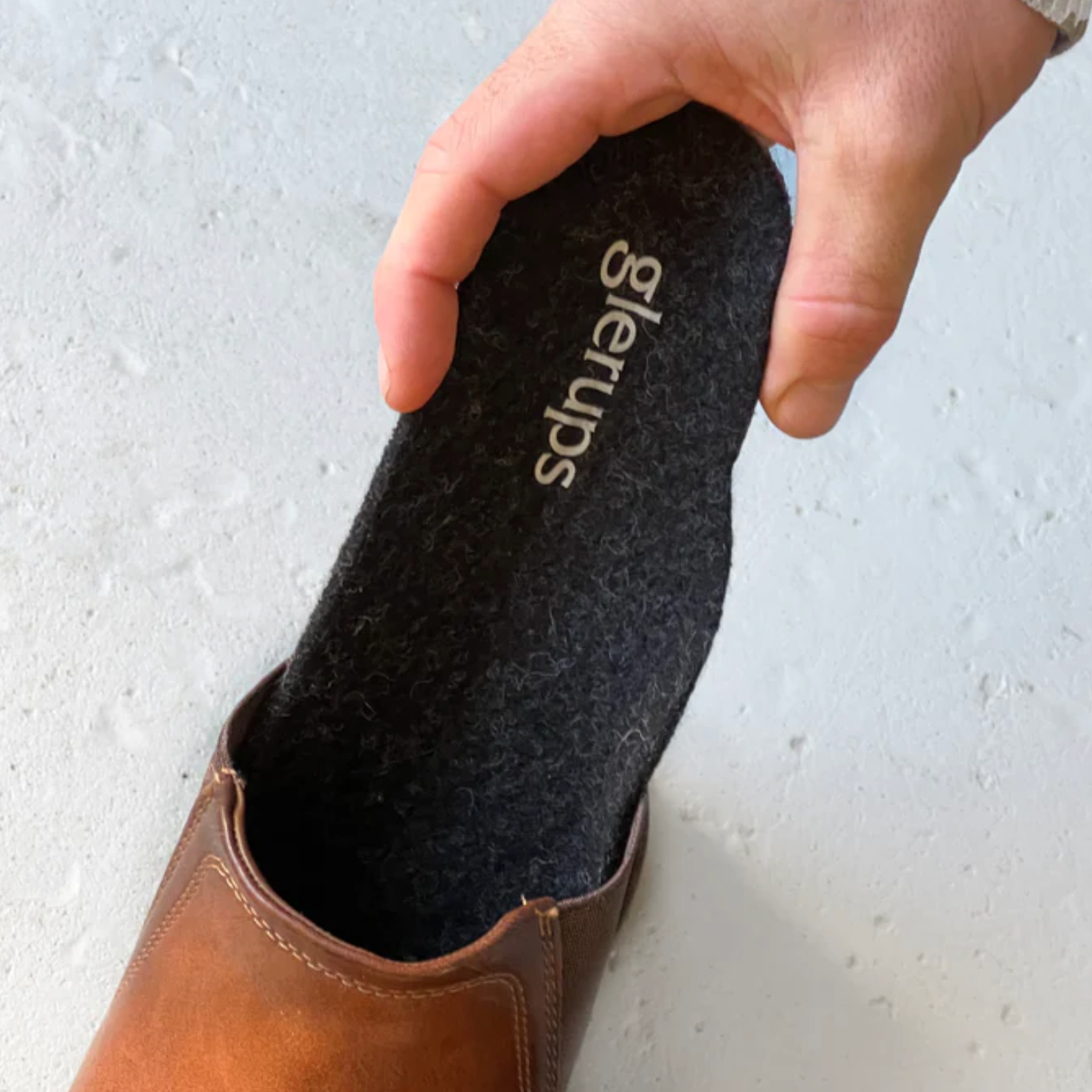 Glerups Arch Relax Insole, Charcoal (10145807106335)