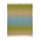 Klippan Aurora 100% Wool Throw, Greenish Blue