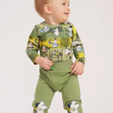 Moomin Busy Bees Baby Body, Green