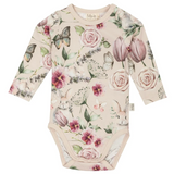 Ma-ia Violet Long Sleeve Baby Body, Light Rose