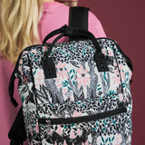 Moomin Samu Backpack Spring Chestnut, Black-Pink