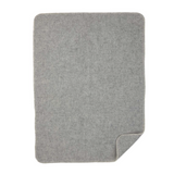 Klippan Soft Wool 100% Merino/Lamb's Wool Baby Blanket, Light Grey